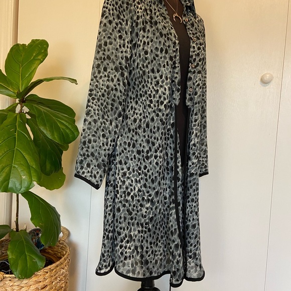 Sarong Style Button Down Cover Up | Collar Cover - Picture 6 of 12